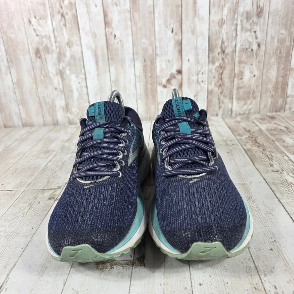 Brooks‎ Ghost 11 Womens Running Shoes Navy Blue Size 9 1202771B493